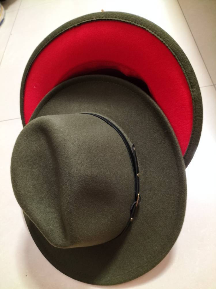 Flat Brim Fedora