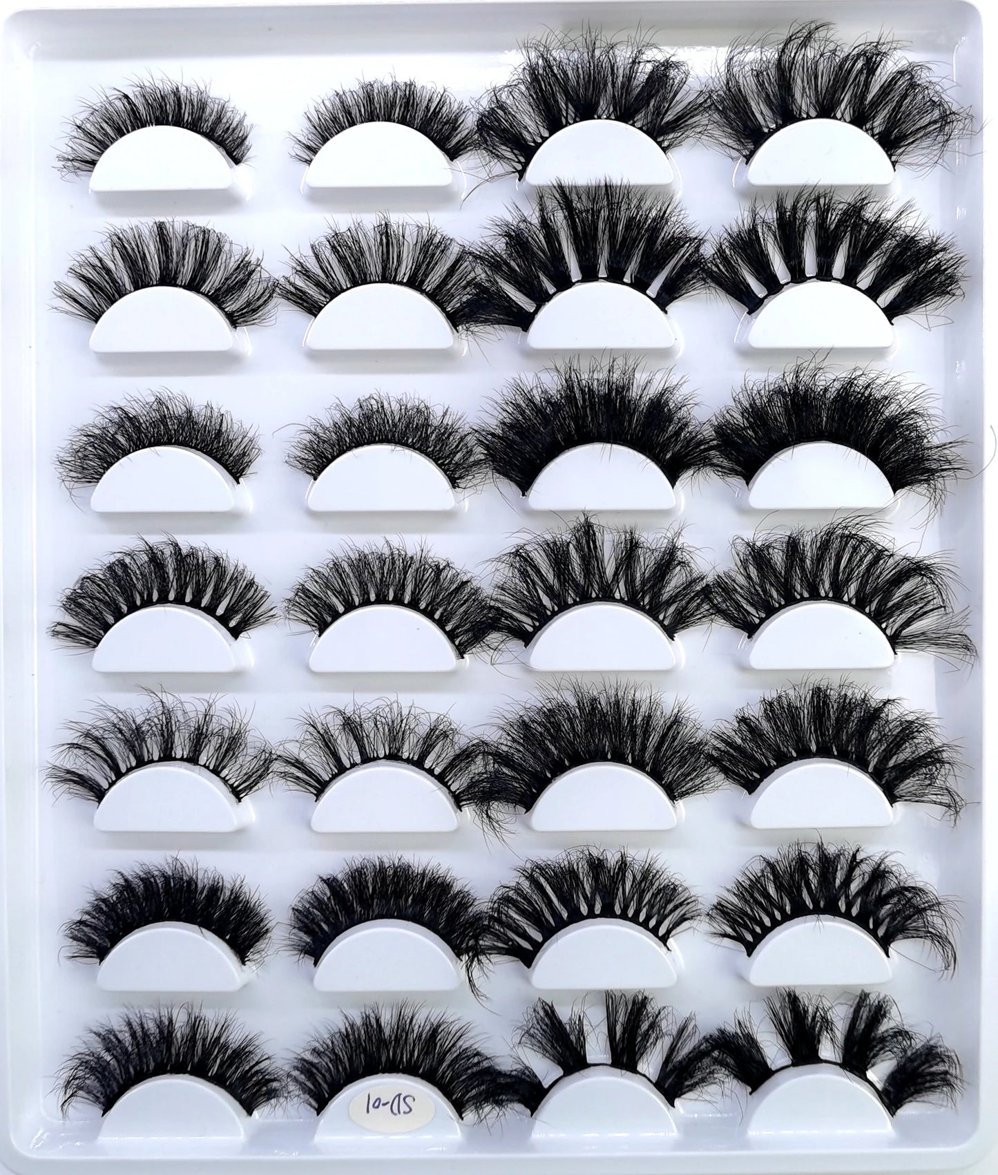 14Pairs Fluffy Lashes 10-25mm 3D Mink Lashes