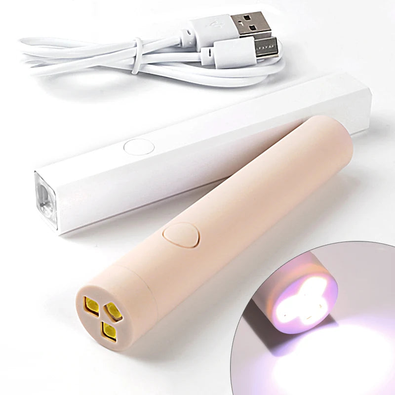 Portable Nail Dryer Lamp UV LED Nail Light, USB Rechargeable