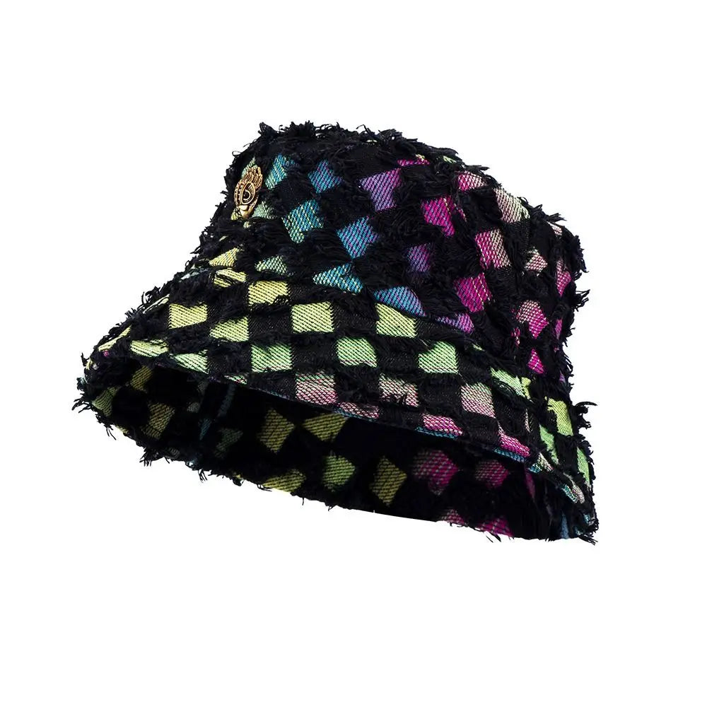 Trendy Versatile Colored Diamond Shaped Hat