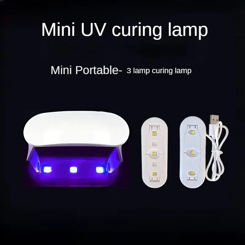 Portable Nail Dryer Lamp UV LED Nail Light For Curing All Gel Polish USB Rechargeable Quick Dry Manicure Machine Nail Art Tools